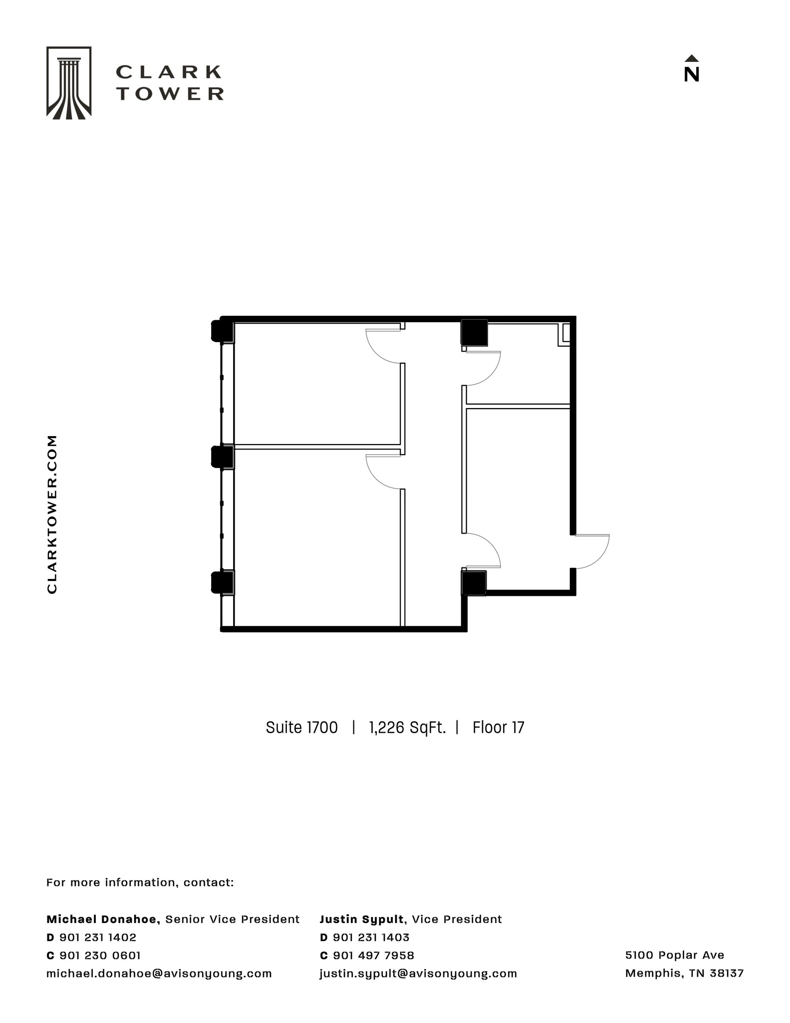 5100 Poplar Ave, Memphis, TN for lease Site Plan- Image 1 of 1