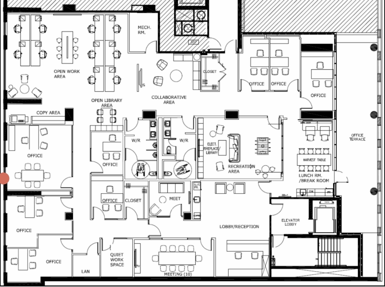 80 Dalhousie St, Toronto, ON à louer Plan d’étage- Image 1 de 8