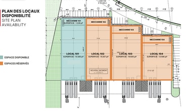 Av Pierre-Dansereau, Salaberry-de-valleyfield, QC à louer Plan de site- Image 2 de 2