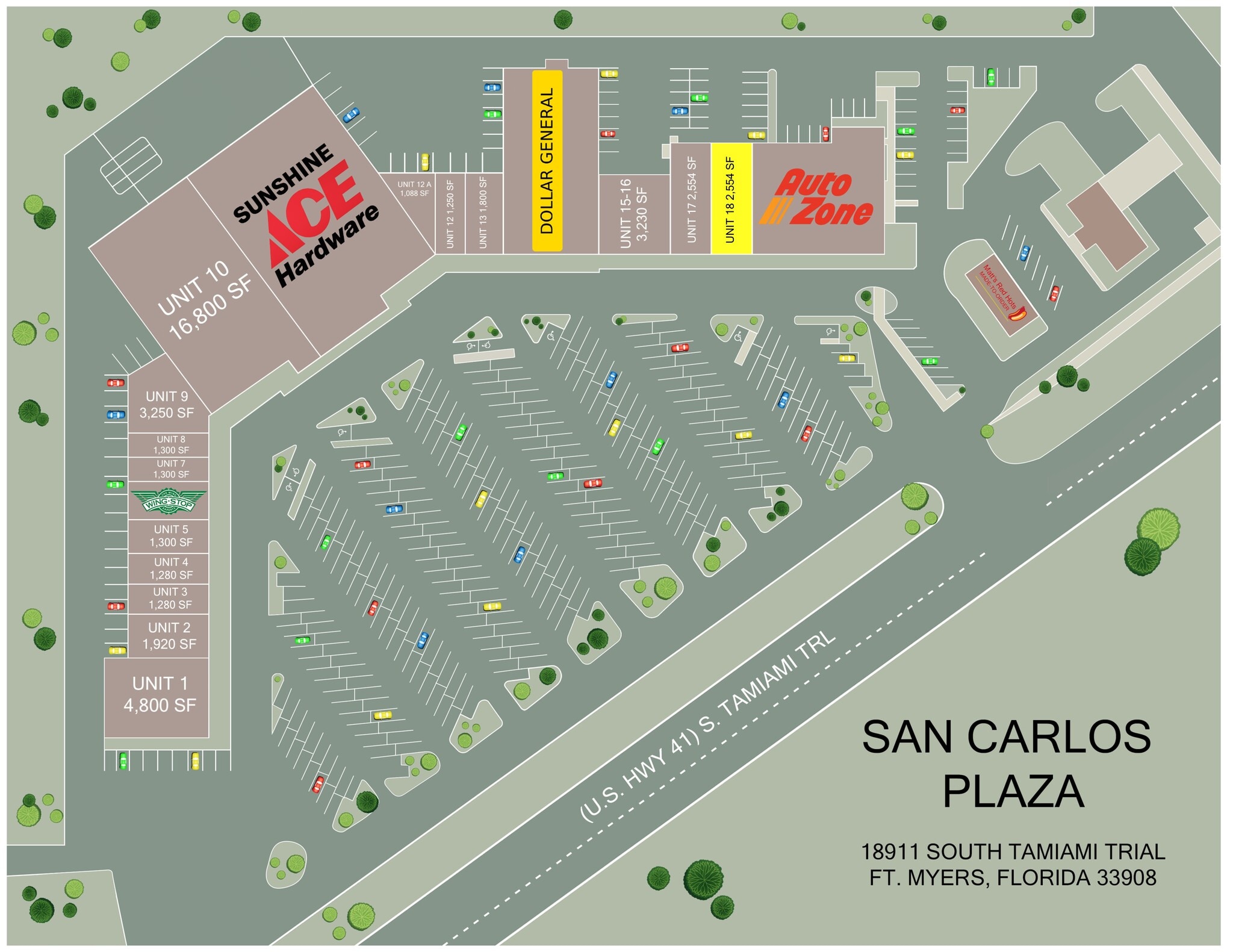18911 S Tamiami Trl, Fort Myers, FL for lease Site Plan- Image 1 of 1