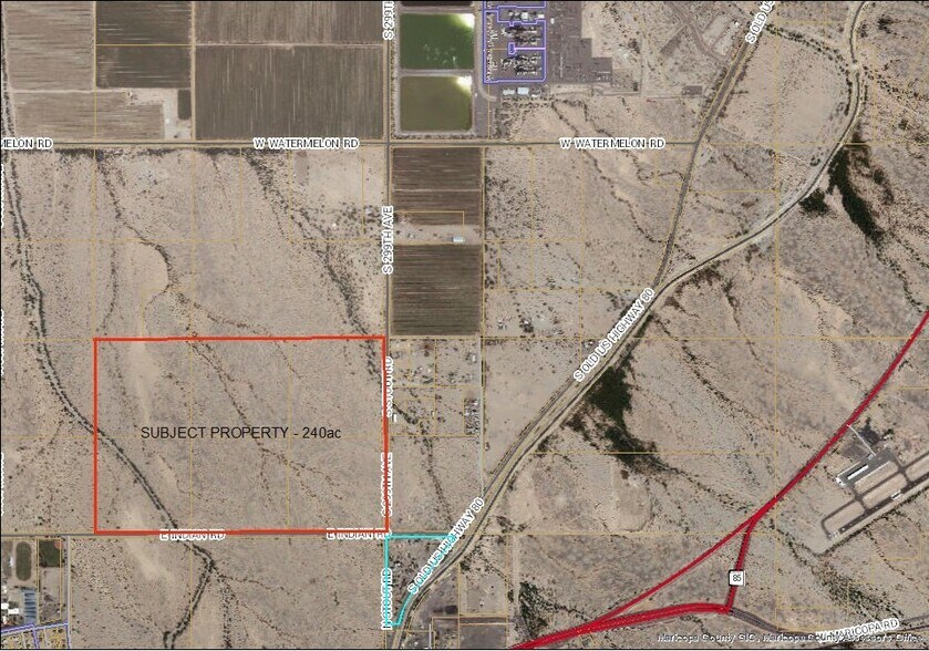 E Indian Road, Gila Bend, AZ à vendre - Aérien - Image 3 de 3