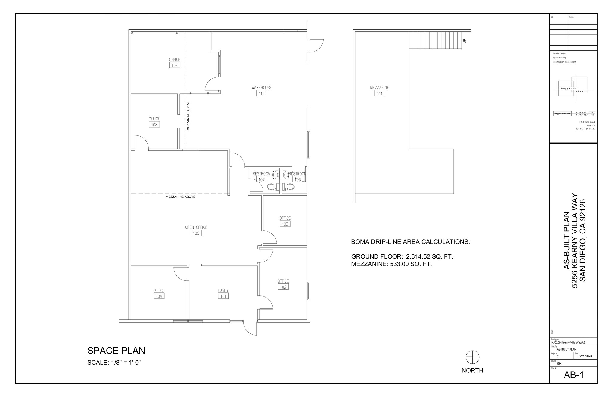 5252-5258 Kearny Villa Way, San Diego, CA for lease Site Plan- Image 1 of 11