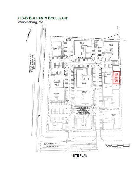 113 Bulifants Blvd, Williamsburg, VA for lease - Site Plan - Image 3 of 18