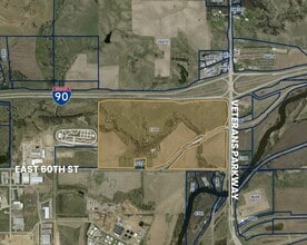 5300 E 60th St N, Sioux Falls, SD - AÉRIEN Vue de la carte