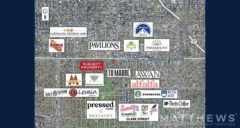 5818-5820 Melrose Ave, Los Angeles, CA à louer - Photo du bâtiment - Image 3 de 3