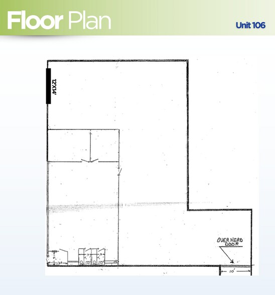 100-112 Terrace Dr, Mundelein, IL à louer - Plan d’étage - Image 2 de 3