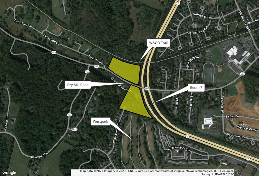 Dry Mill Road & Chancellor Court, Leesburg, VA for sale - Aerial - Image 2 of 18