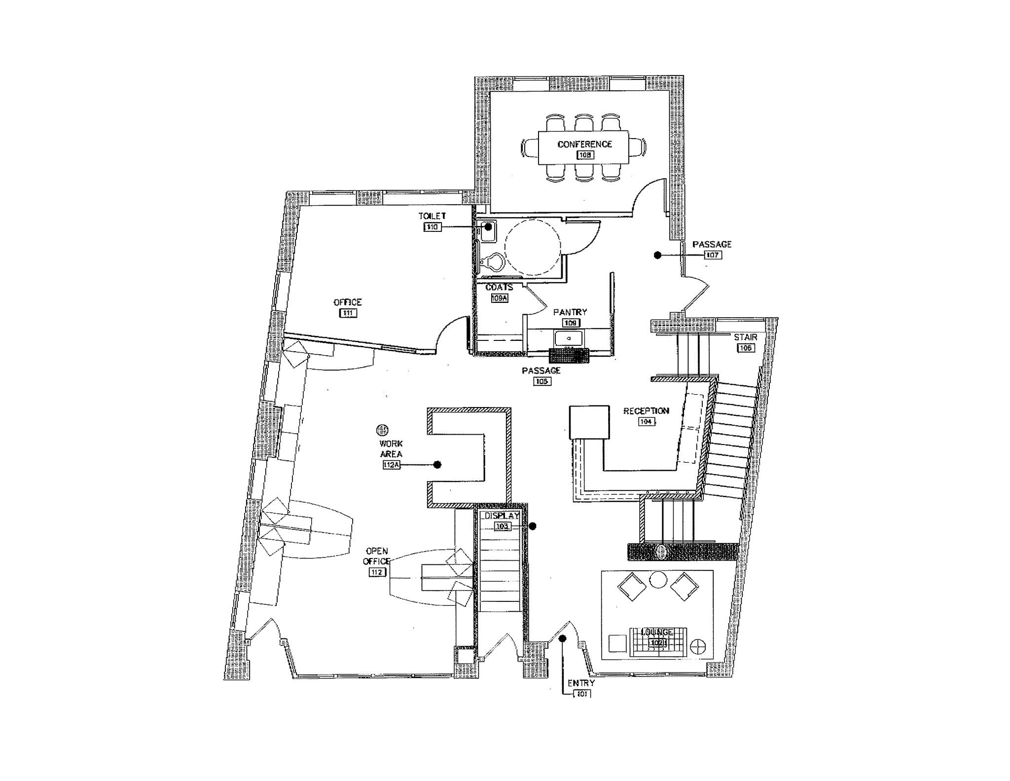15 N Gore Ave, Webster Groves, MO for lease Floor Plan- Image 1 of 2
