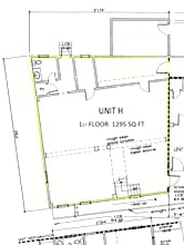 217 Lucas St, Mount Pleasant, SC à louer Plan d’étage- Image 1 de 3