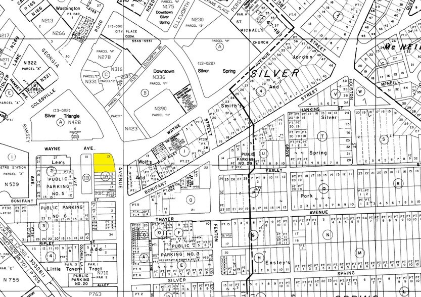 8484 Georgia Ave, Silver Spring, MD à louer - Plan cadastral - Image 2 de 12