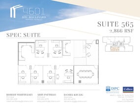 4601 Dtc Blvd, Denver, CO for lease Floor Plan- Image 1 of 1