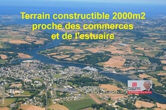 Tréguier, CDA - Aerial map view