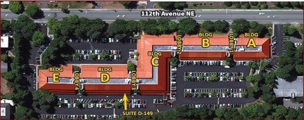 1750 112th Ave NE, Bellevue, WA - Aérien Vue de la carte - Image1