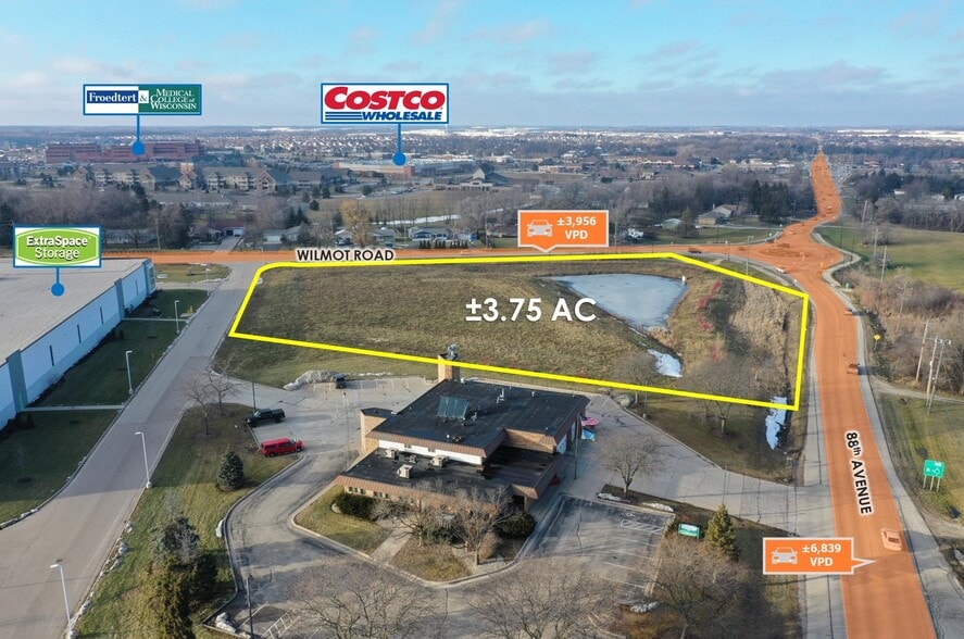 Adj. to Wilmot Road, Pleasant Prairie, WI à vendre - Photo du bâtiment - Image 3 de 10