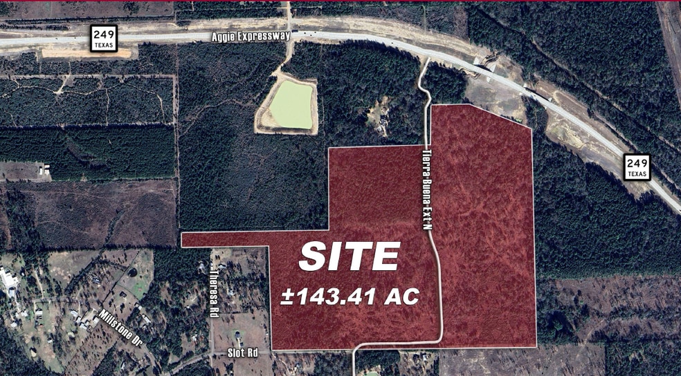 SH 249 Aggie Expy, Navasota, TX for sale - Aerial - Image 2 of 9