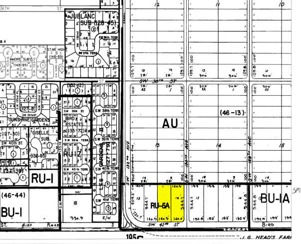 13055 SW 42nd St, Miami, FL à vendre Plan cadastral- Image 1 de 1