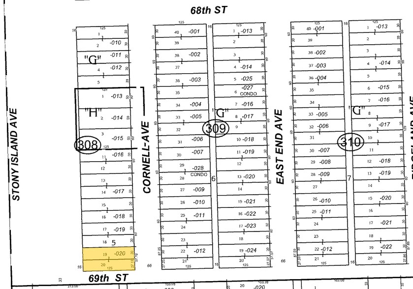 6854-6856 S Cornell, Chicago, IL for sale - Plat Map - Image 2 of 2