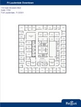 110 E Broward Blvd, Fort Lauderdale, FL for lease Floor Plan- Image 1 of 1