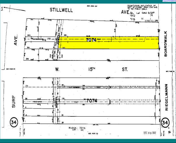 1314 Bowery St, Brooklyn, NY for sale - Plat Map - Image 1 of 1