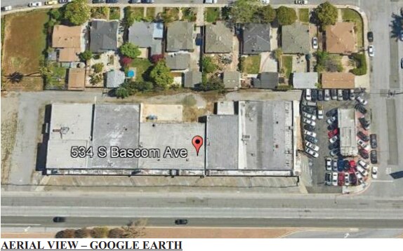 534 S Bascom Ave, San Jose, CA à vendre - Aérien - Image 2 de 2