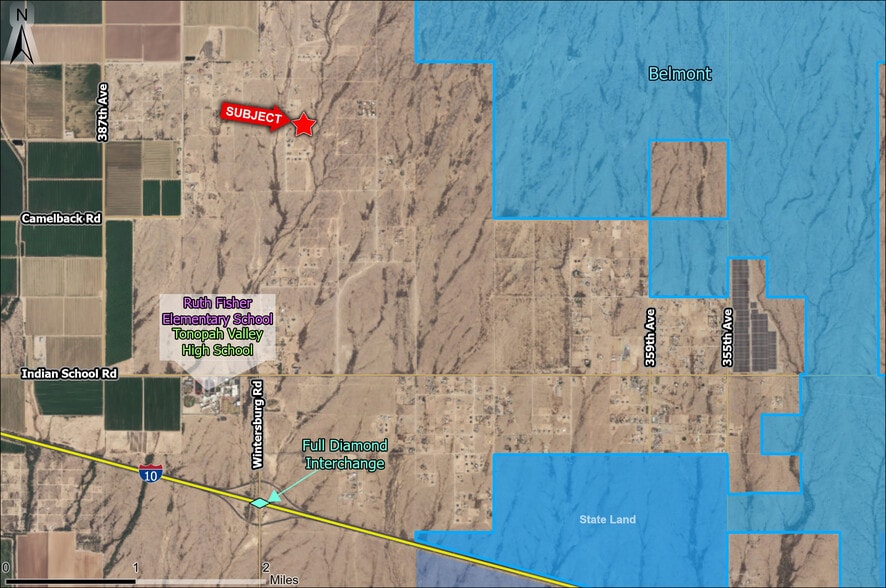 37667 Vermont Avenue, Tonopah, AZ à vendre - Aérien - Image 2 de 5
