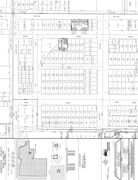 145 E University Dr, Mesa, AZ for lease - Plat Map - Image 3 of 16