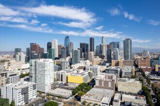 1050 S Grand Ave, Los Angeles, CA - AERIAL  map view
