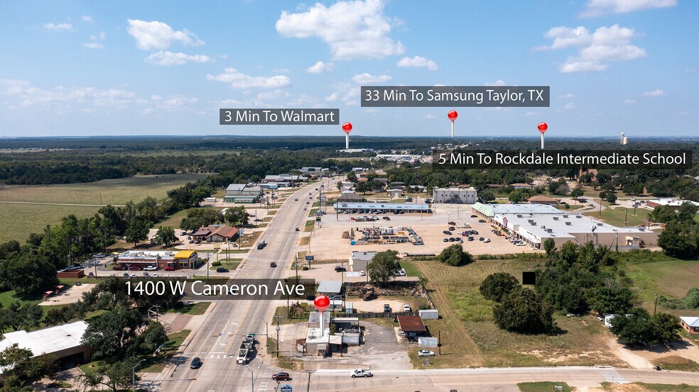 1400 W Cameron Ave, Rockdale, TX for sale - Building Photo - Image 1 of 5