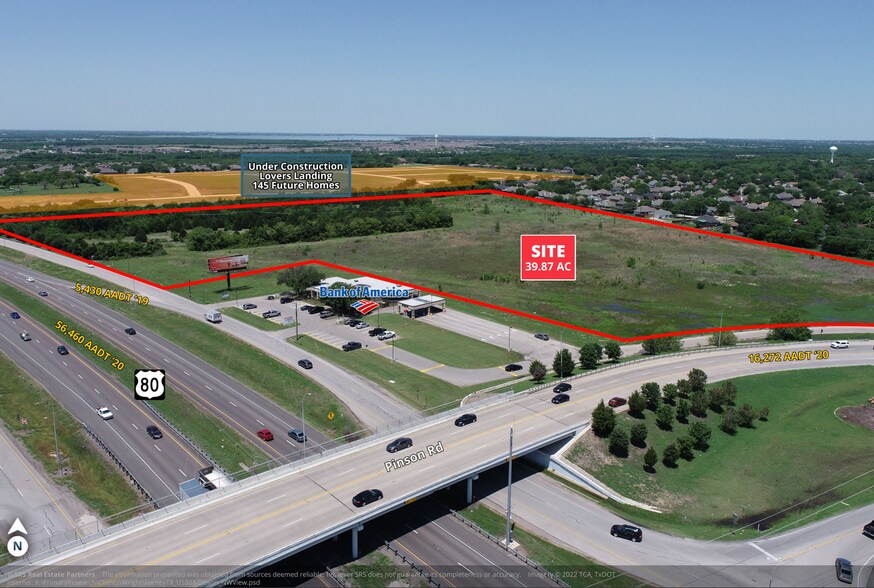 Hwy 80 & Pinson Rd, Forney, TX à vendre - Aérien - Image 1 de 3