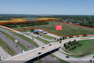 Hwy 80 & Pinson Rd, Forney, TX - AERIAL  map view