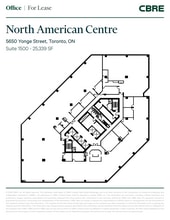 5650 Yonge St, Toronto, ON for lease Floor Plan- Image 1 of 1