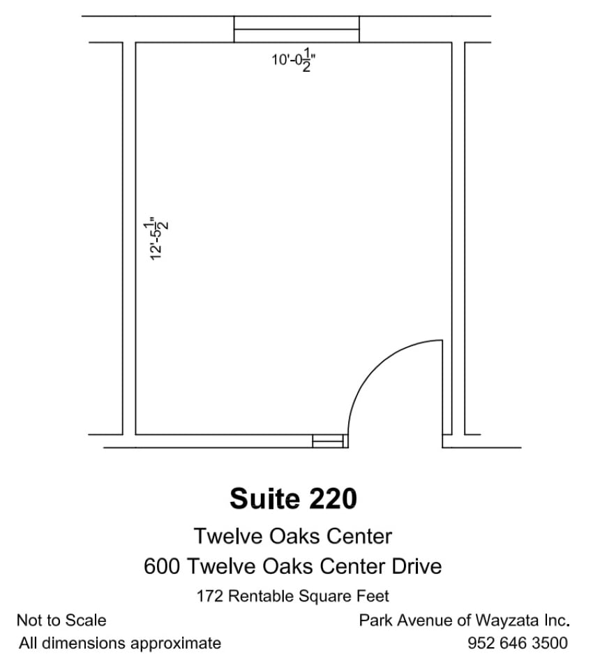600 Twelve Oaks Center Dr, Wayzata, MN for lease Floor Plan- Image 1 of 1