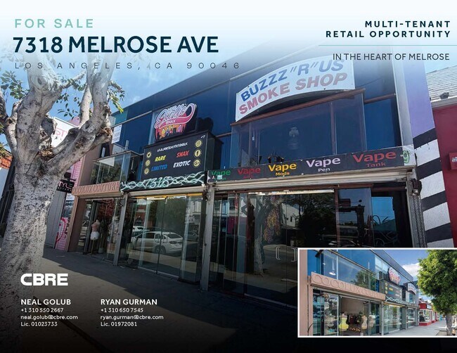 More details for 7318 Melrose Ave, Los Angeles, CA - Retail for Sale