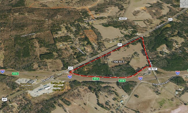 Plus de détails pour 16396 I-20 & US Highway 271, Tyler, TX - Terrain à vendre