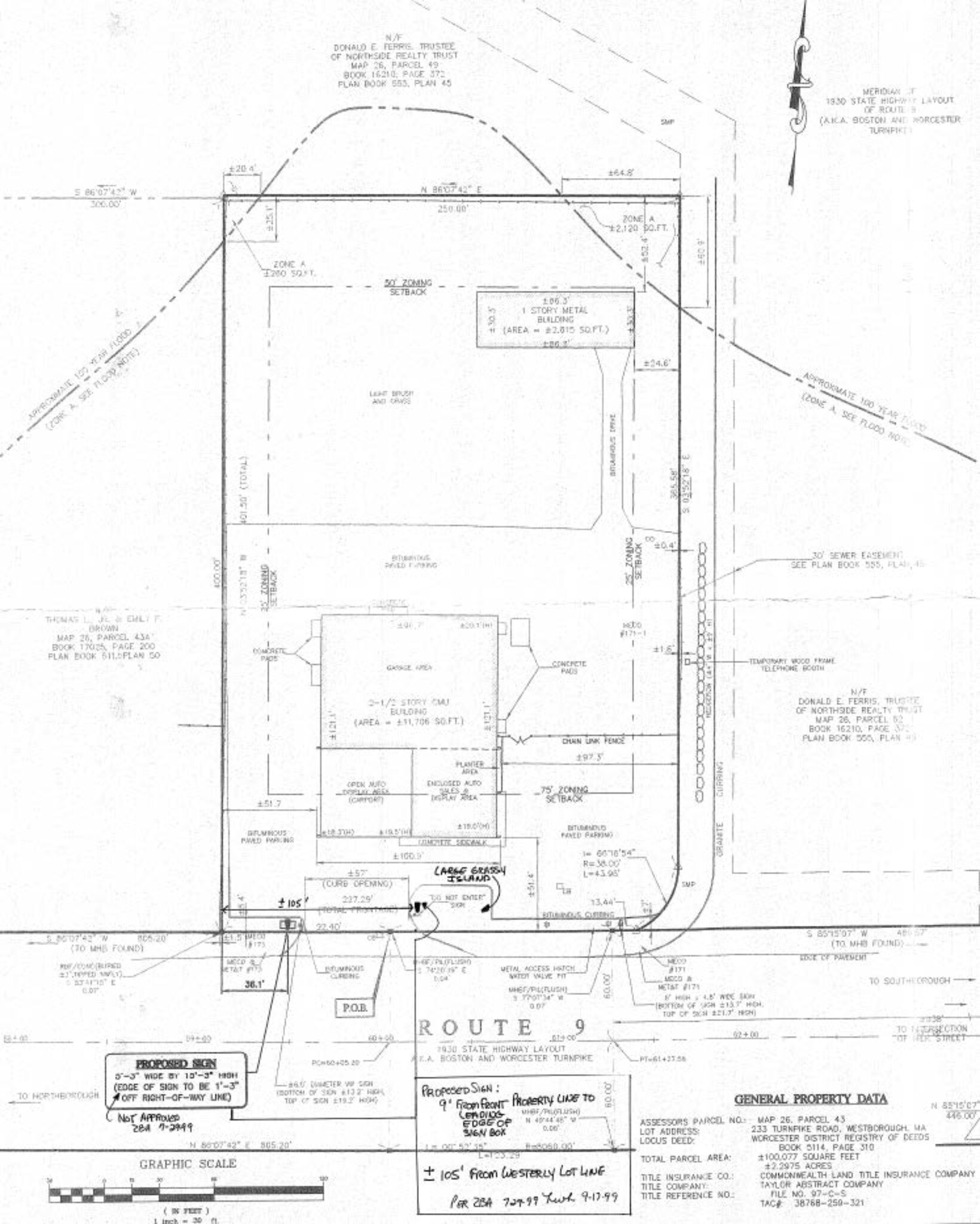 233 Turnpike Rd, Westborough, MA for lease Site Plan- Image 1 of 7