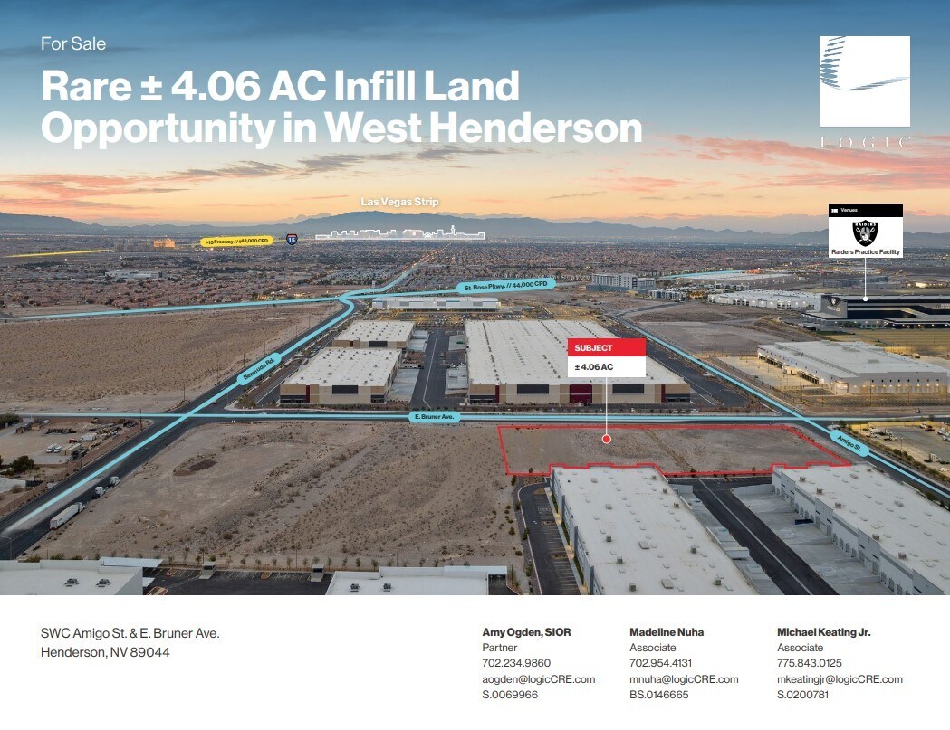 SWC Amigo St. & Bruner Ave., Henderson, NV for sale Primary Photo- Image 1 of 1