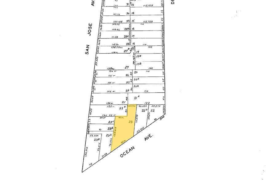 350-352 Ocean Ave, San Francisco, CA for lease - Plat Map - Image 2 of 2
