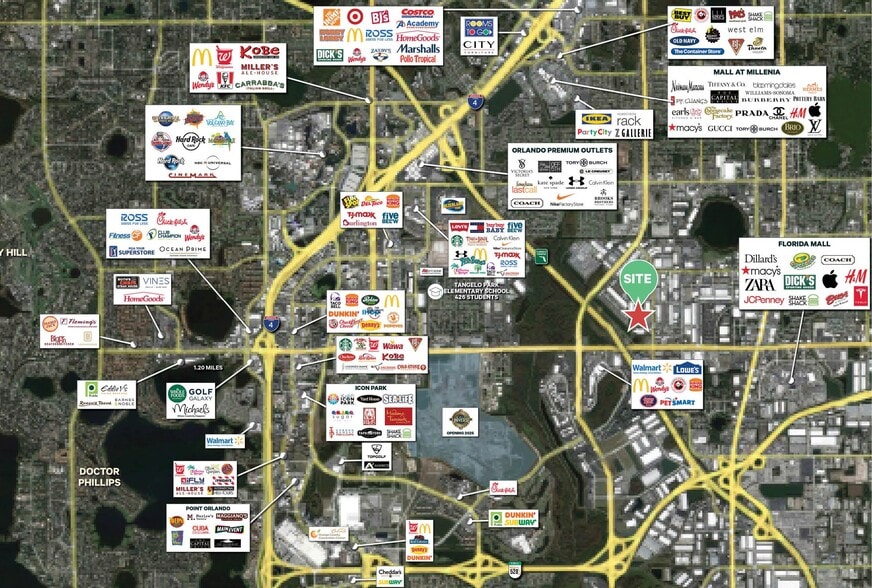 2515 West Sand Lake Road, Orlando, FL for sale - Aerial - Image 3 of 4