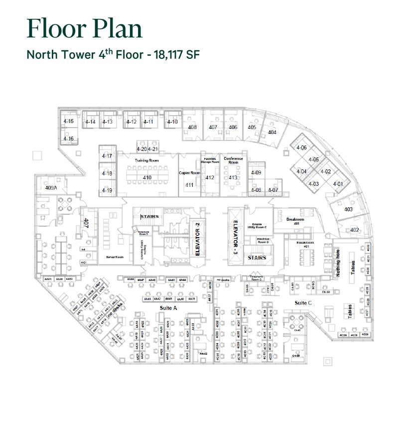 7799 Leesburg Pike, Falls Church, VA à louer Plan d’étage- Image 1 de 1