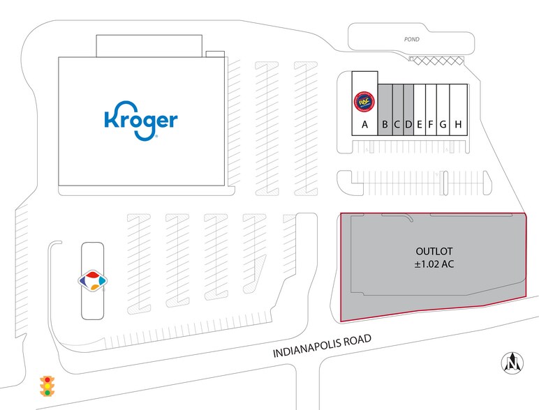 833 Indianapolis Rd, Greencastle, IN à louer - Plan de site - Image 3 de 6