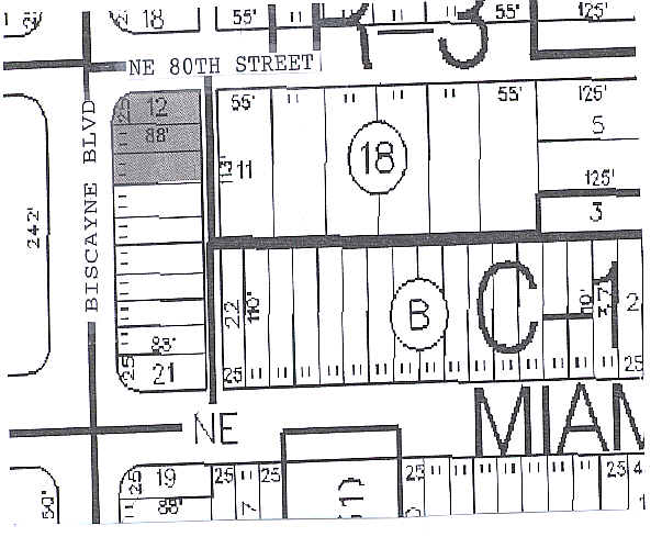 7935 Biscayne Blvd, Miami, FL à louer - Plan cadastral - Image 2 de 8