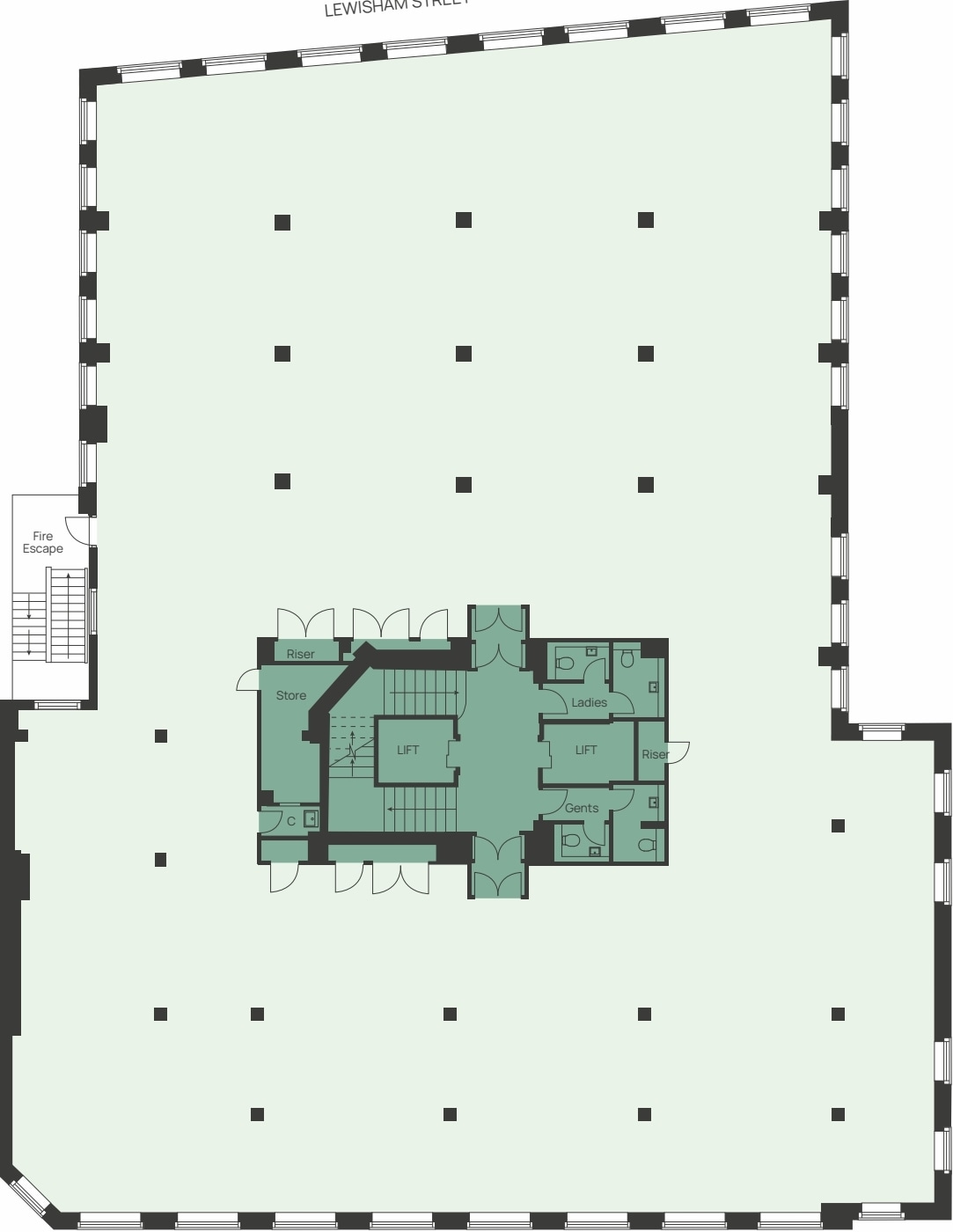 4 Matthew Parker St, London for lease Floor Plan- Image 1 of 12