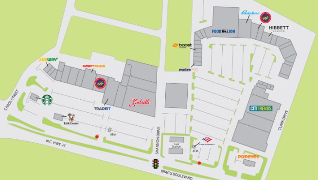 3454 Bragg Blvd, Fayetteville, NC for lease - Site Plan - Image 2 of 2