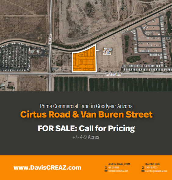 Citrus Rd and Van Buren, Goodyear, AZ à vendre - Aérien - Image 2 de 5