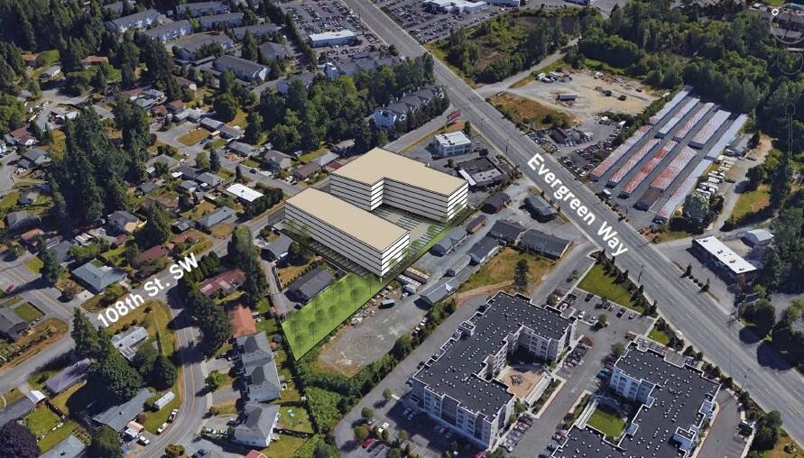 108th St SW, Everett, WA for sale - Aerial - Image 2 of 3
