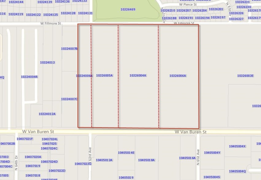 6200 W Van Buren St, Phoenix, AZ à vendre - Plan cadastral - Image 1 de 1