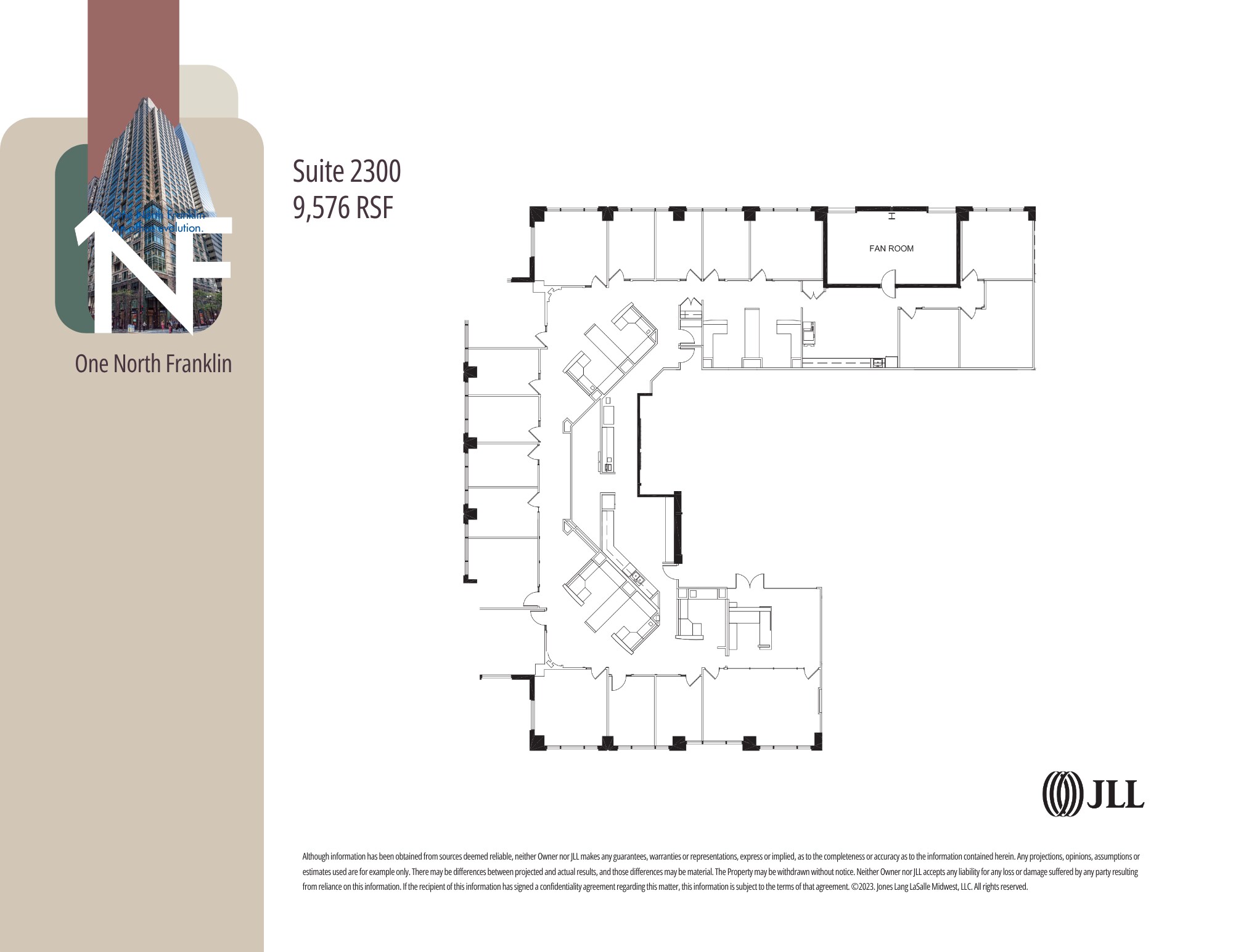 1 N Franklin St, Chicago, IL for lease Floor Plan- Image 1 of 1