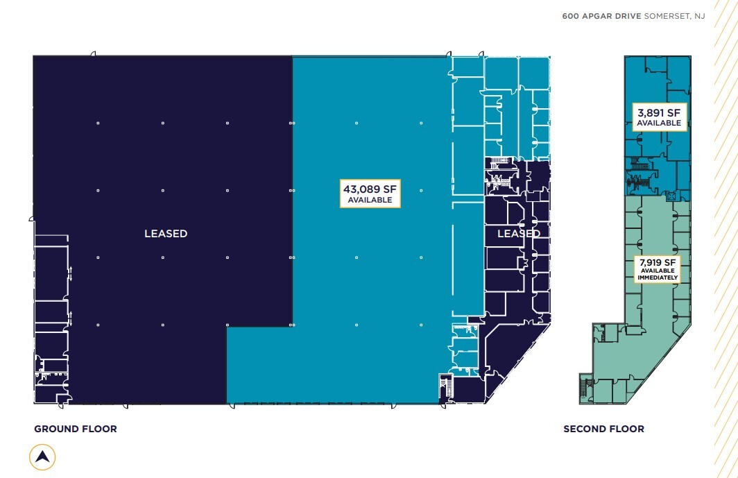 600 Apgar Dr, Somerset, NJ for lease Floor Plan- Image 1 of 2