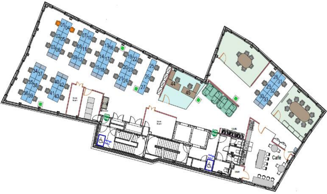 21 Lime St, London à louer Plan d’étage- Image 1 de 2