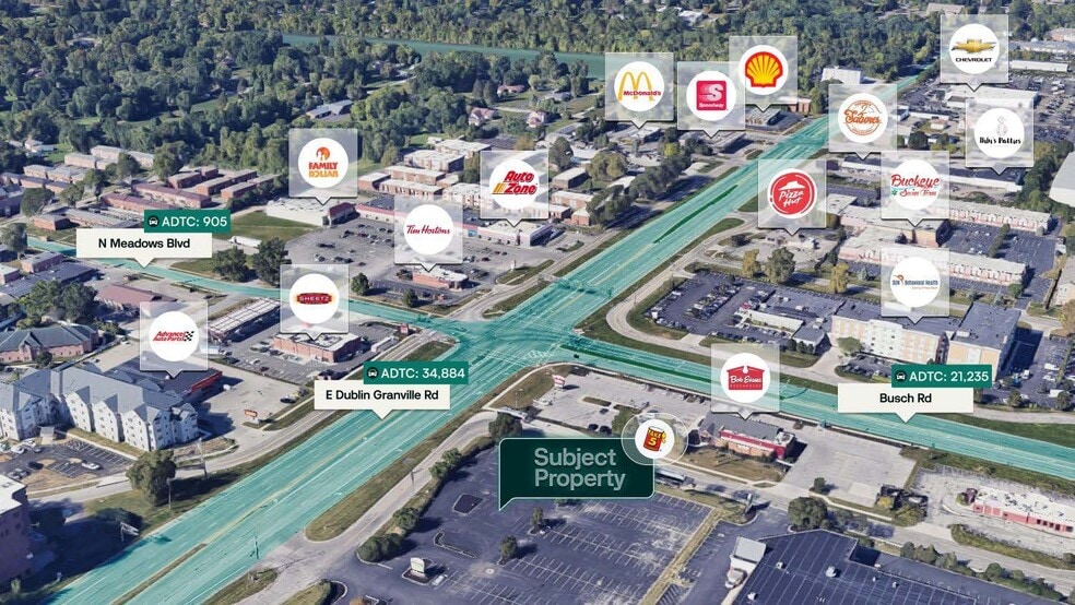 990 E Dublin Granville Rd, Columbus, OH for sale - Building Photo - Image 3 of 3